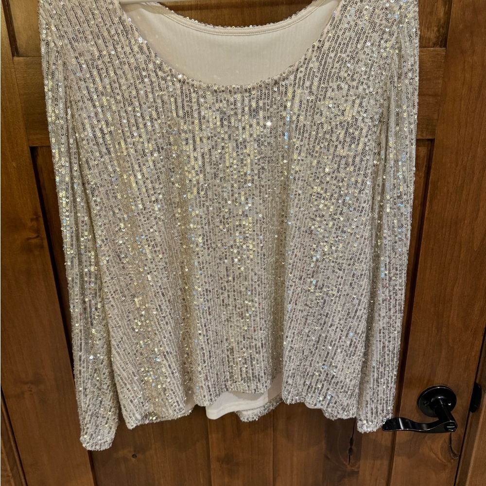 Sequin top